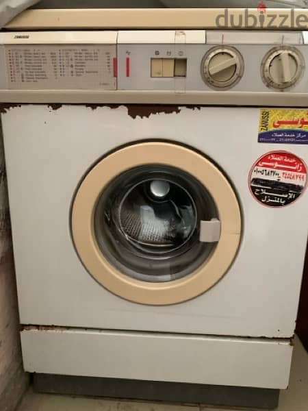 غسالة ملابس ايديال زانوسي ٦ كيلو ١٨ برنامج-ideal Zanussi 6kilos washer 0