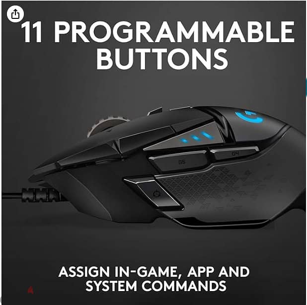 Logitech G502 Hero جديد متبرشم 2