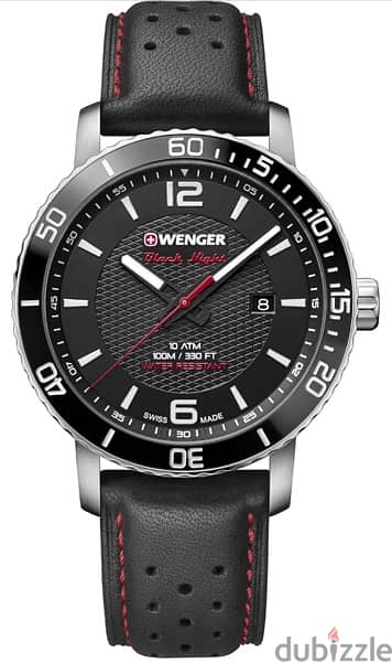 Wenger Roadster Black Night Steel Black Dial Quartz Men's Watc 1