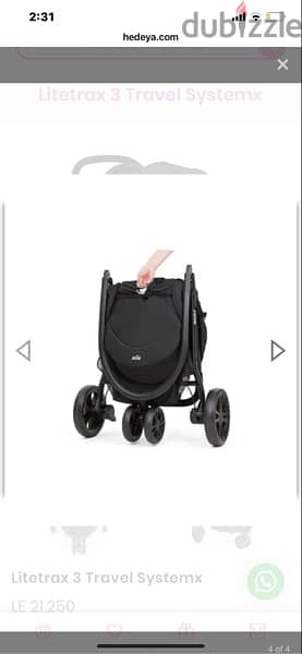 stroller joie litetrax 3 with car seat 5