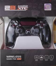 2B GP193 Wireless Single Gamepad PC & PlayStation 4 - Black Shell 0