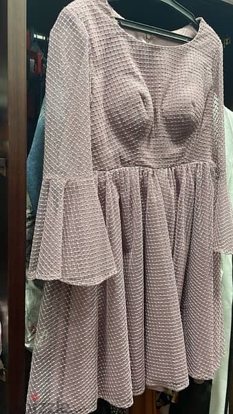 Blush Pink dressفستان سواريه  لون كشمير رائع 1