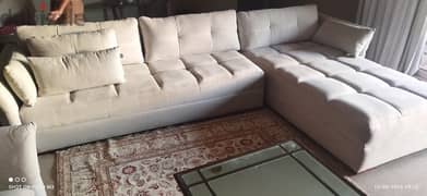 L Sofa and arm chair