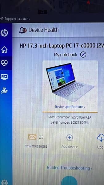 Hp 17.3 inch laptop touch screen 0