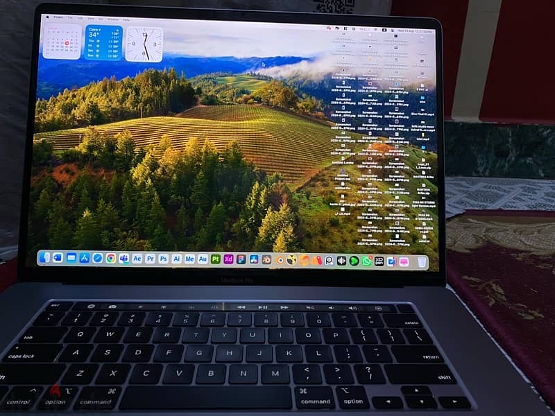 macbook pro intel core i7  16 inch -model 2019 مثل الجديد 6