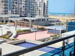 A luxury apartment for sale with the most beautiful view in New Alamein City, immediate receipt with very high-end finishes, the first residence 0