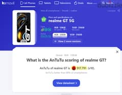 جديد للبيع لم يتم تشغيله بسعر مغري مع ثلاث هدايا قيمة Realme Gt 5g