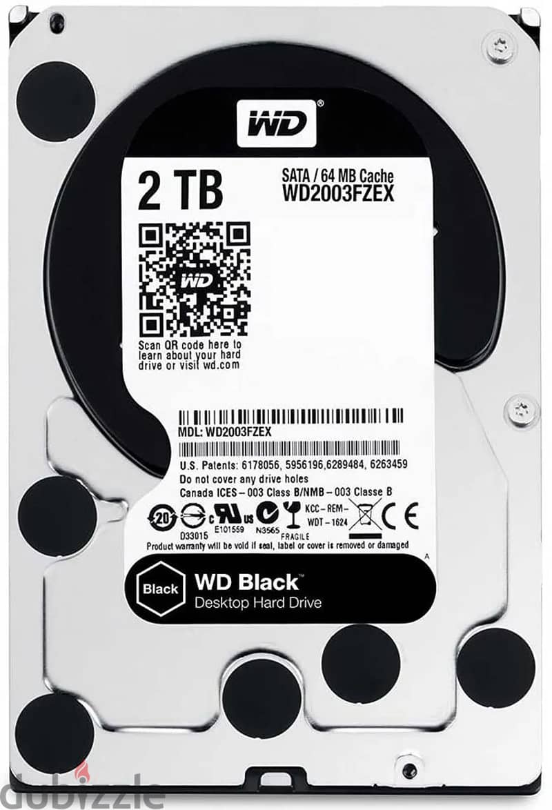 HDD 2 TB Black 0