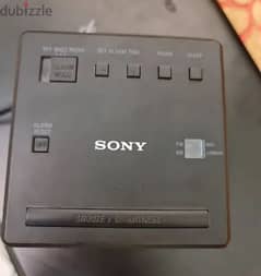 Sony radio clock