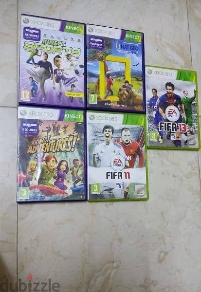 Xbox 360 مع الكاميرا و اربع دراعات 8