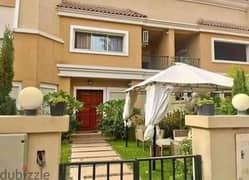 A luxury stand alone Villa 198 m with roof and Garden, very prime location for sale in Sarai - New Cairo 0