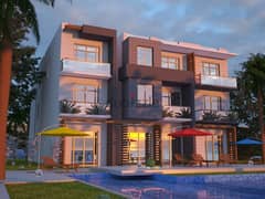 Ground chalet with garden, 105 meters, with a discount of 528,750, sea view, swimming pool, and landscape, with installments over 9 years 0