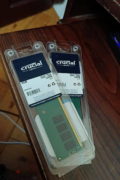 رامتين Ram 8GB Crucial DDR4 2666 Desktop 1