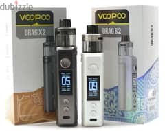 Voopoo vape Drag S2. X2
فيب فووبو كيت كامل دراج اس2 . إكس 2