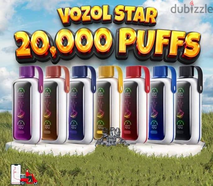 VOZOL 20000 PUFFS VAPE ORIGINAL
فيب فوزول 20000 سحبة الأصلي 3