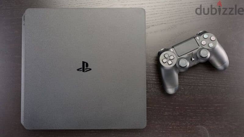 PlayStation 4 slim 500 gb مع 7 العاب 0