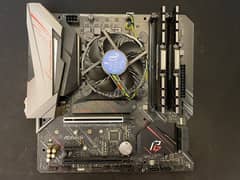 Intel i5 9400f CPU + 365M phantom gaming motherboard + 16gb Ram