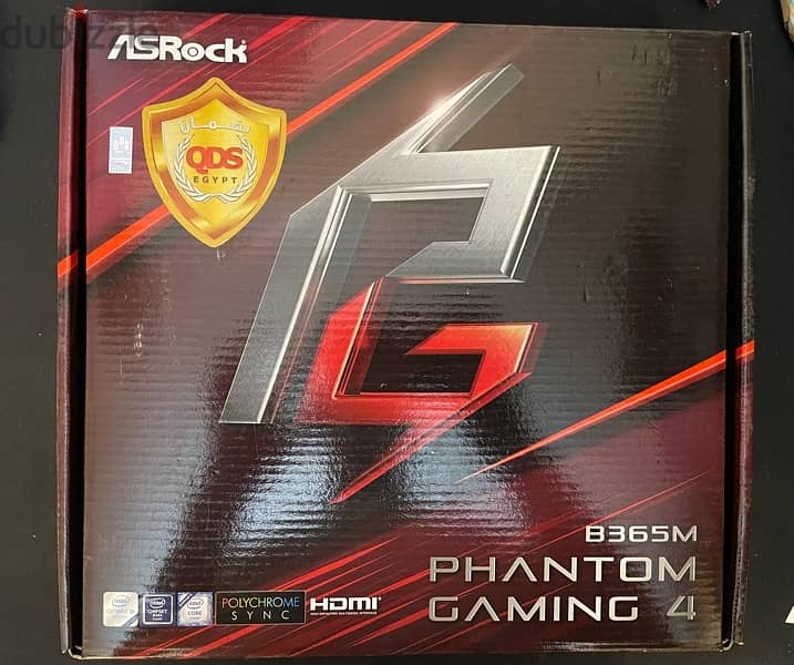 Intel i5 9400f CPU + 365M phantom gaming motherboard + 16gb Ram 1