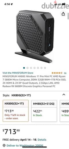 Minisforum PC-Destop for sale imported US 0