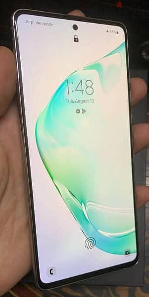 samsung note 10 lite سامسونج نوت حاله ممتازه 4