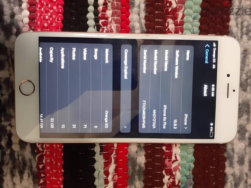 ايفون s 6 plus حالته زيررررو مفيهوش خربوش 4