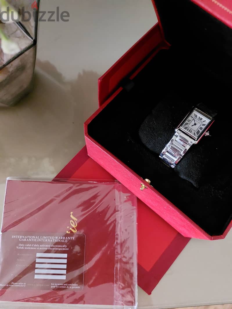 Cartier Tank Must watch brand new with box and catalogue 3000 usd 4