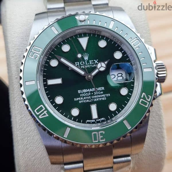 Rolex collections mirror original 
sapphire crystal 10