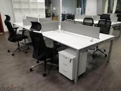 work station partition خليه عمل بارتيشن مكاتب موظفين متاح جميع المقاس 0