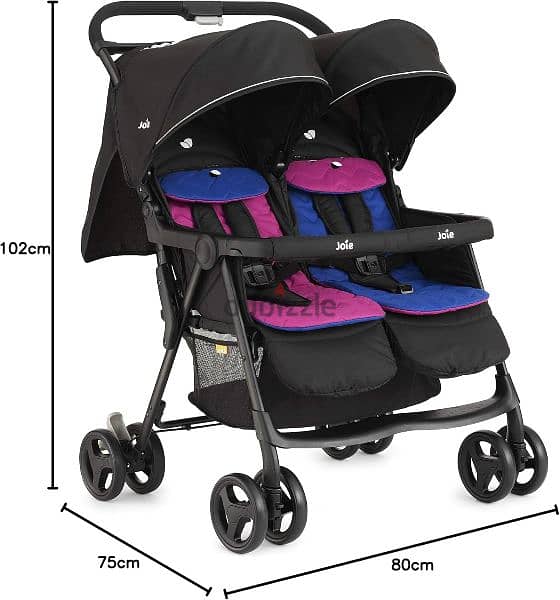 Joie twin stroller 2