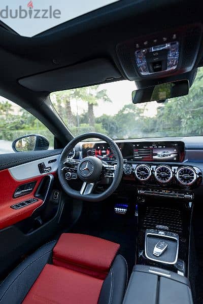 Mercedes CLA 200 2024 RED INTERIOR 5