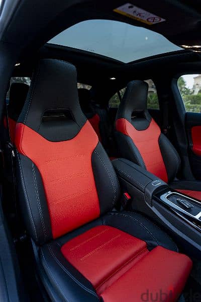 Mercedes CLA 200 2024 RED INTERIOR 7