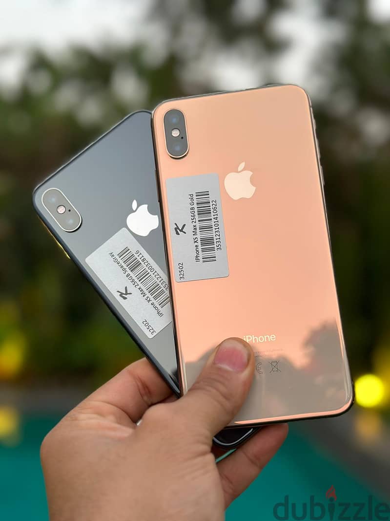 iphone xs max 256GB بمبايعة وضمان & حالات جدييييدة 2