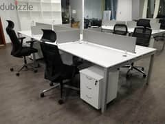 work station partition خليه عمل بارتيشن مكاتب موظفين متاح جميع المقاس