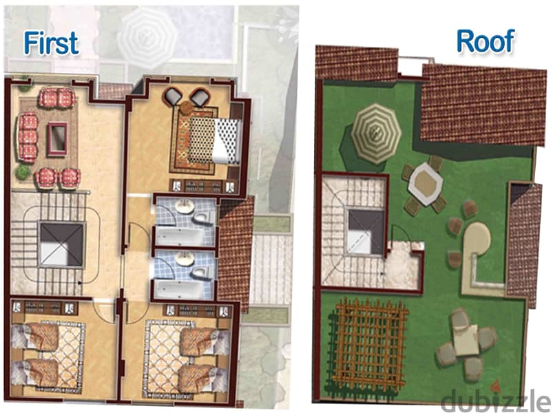 Town 6Bed In Katameya Gardens On Landscape ع لاندسكيب قطامية جاردنز 1