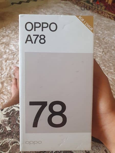 oppo A78 جديد متبرشم 0