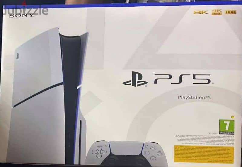 Play Station 5 Middle East Slim Console Disk Edition 1 TB 0