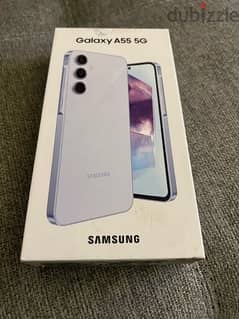 Samsung A55 blue sealed with one year warranty 0