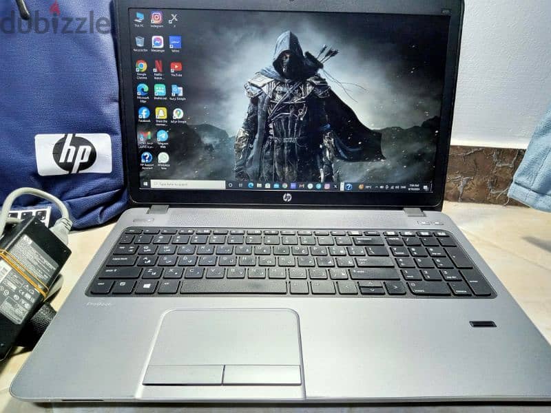 Hp probook ram 8 hard 500 بصمه الترا سلم 2