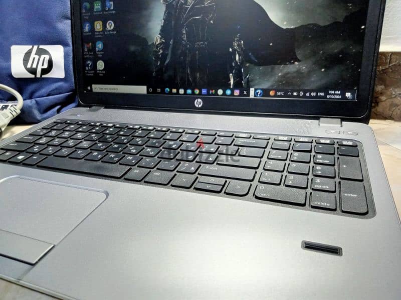 Hp probook ram 8 hard 500 بصمه الترا سلم 10