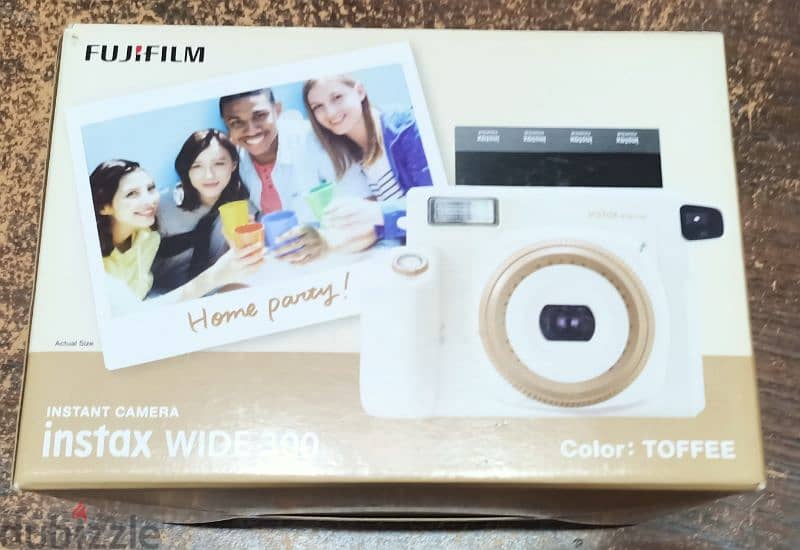 Instax Wide 300 Instant Film Camera - Toffee 3