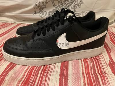 Nike Court Vision Low Next Nature Black/White  Men's Size 45.5