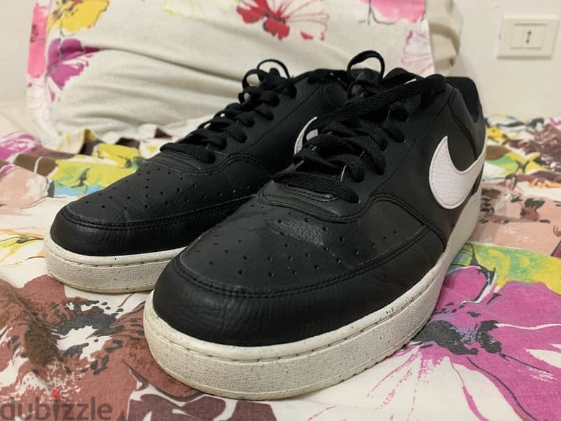 Nike Court Vision Low Next Nature Black/White  Men's Size 45.5 13