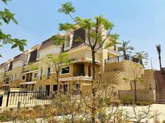 Villa for sale in Sarai Compound, area of ​​239 meters, ground, first and roof - Sarai Compound, New Cairo 0