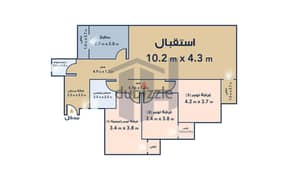 Apartment for sale, 165 sqm, Smouha (Al Janat Compound -  Mahmoudia 0