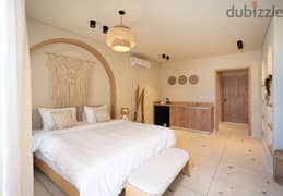 Fully finished 3-bedroom chalet in Hyde Park, Seashore, Ras Al-Hikma North Coast 0