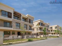 Apartment for sale in location in New Cairo in Sarai Compound Only 5 DP |  41% cash dis, for the first time, a cash price installment over one year 0