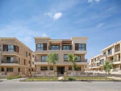 With a5% down payment, an apartment for sale in New Cairo in Sarai Compound 41% cash discount,for the first time, cash price installment over one year 0