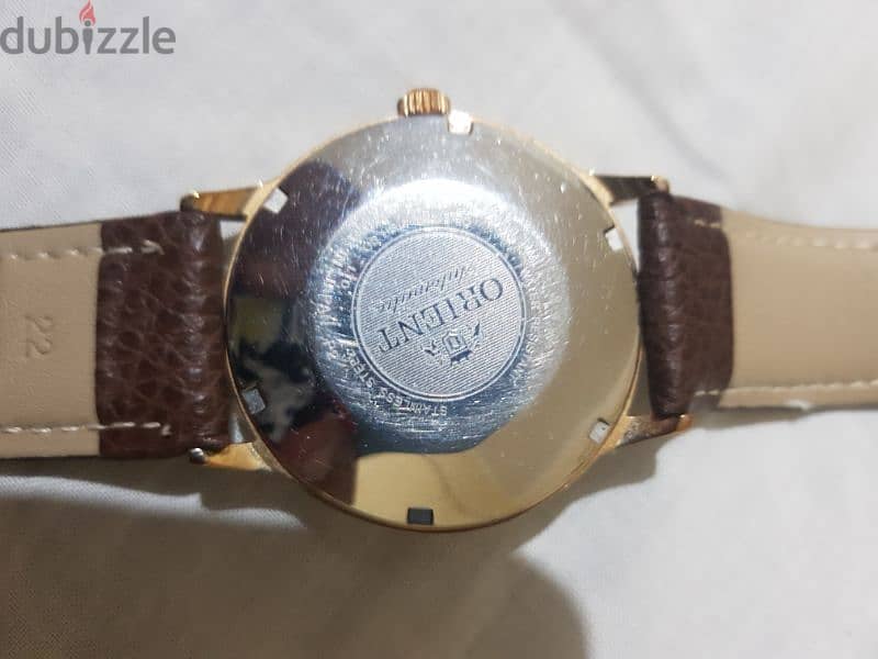 ORIENT Bambino automatca JAPAN ساعة اوت التوكيل. . 20400 5