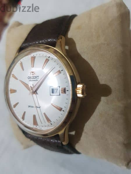 ORIENT Bambino automatca JAPAN ساعة اوت التوكيل. . 20400 7