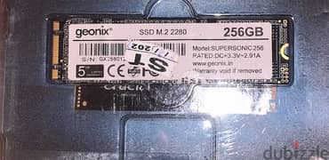 Geo nix sad m. 2 2280 256gb 0